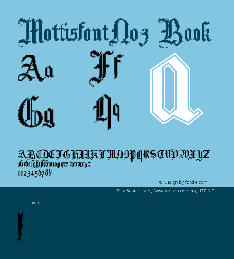 MottisfontNo3 Book Version 001.003图片样张