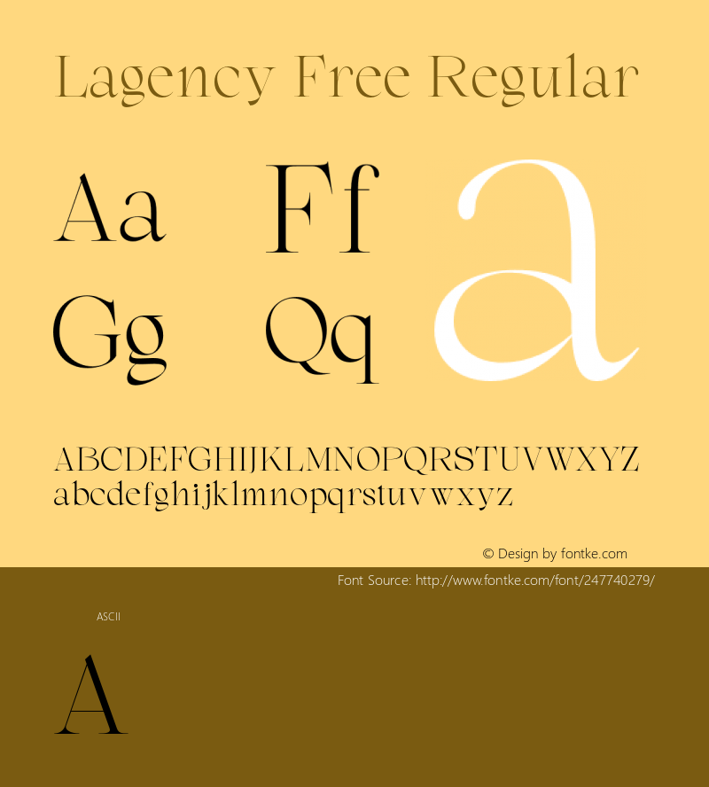 LagencyFree-Regular Version 1.000图片样张