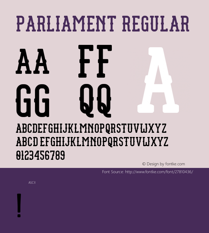Parliament-Regular Version 1.001;PS 001.001;hotconv 1.0.56;makeotf.lib2.0.21325图片样张