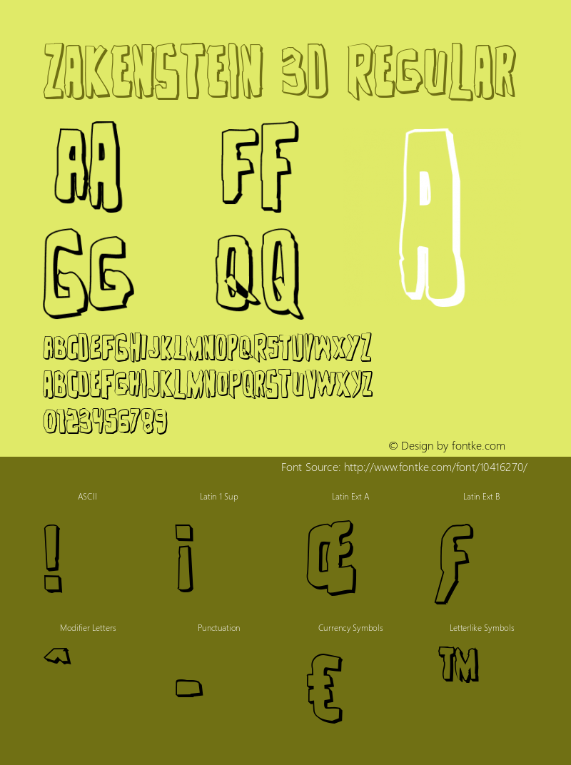 Zakenstein 3D Regular 001.000图片样张