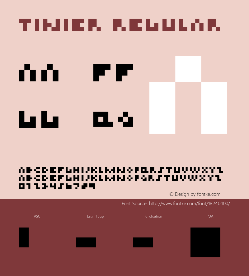 Tinier Regular Version 1.00图片样张