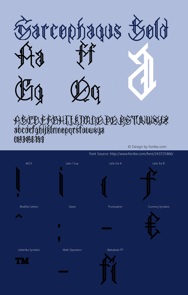 Sarcophagus Bold Version 1.100 2004 | wf-rip DC20130325图片样张