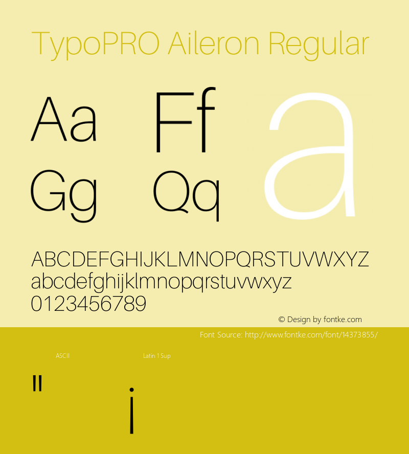 TypoPRO Aileron Regular Version 1.000;PS 001.000;hotconv 1.0.70;makeotf.lib2.5.58329图片样张