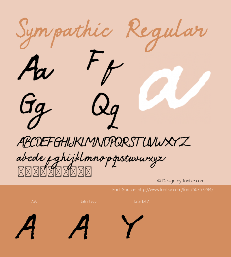 Sympathic Version 1.002;Fontself Maker 3.4.0图片样张