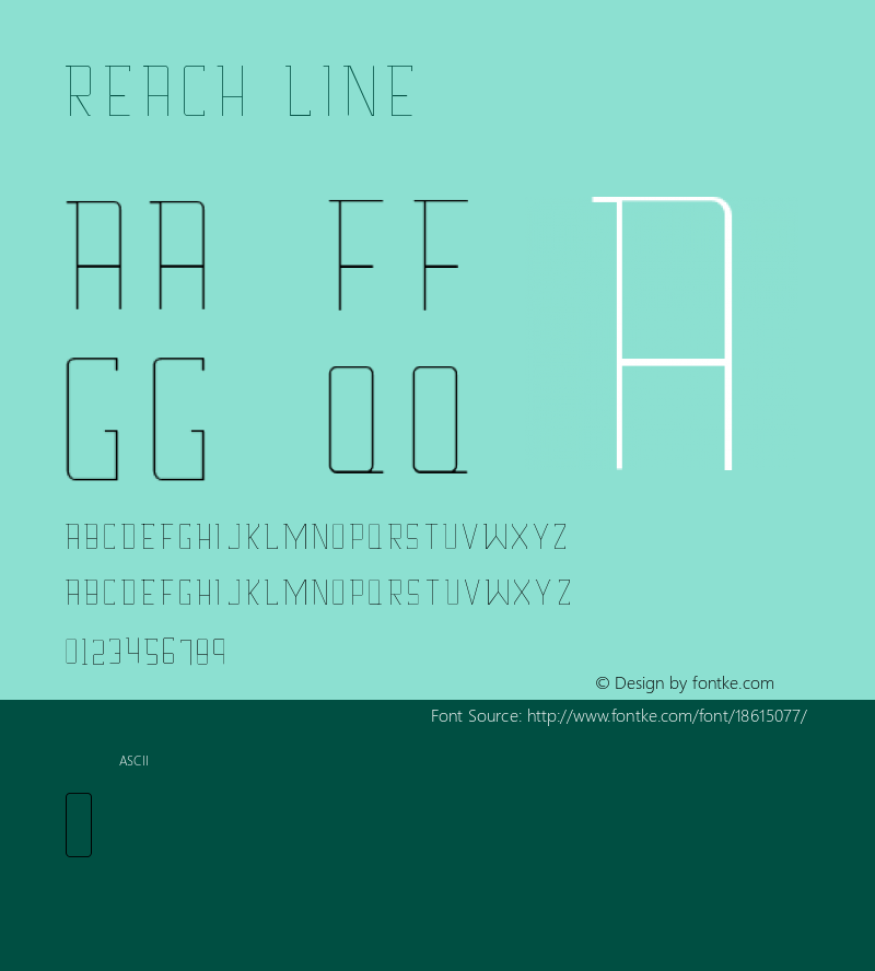 Reach Line Reach Line图片样张