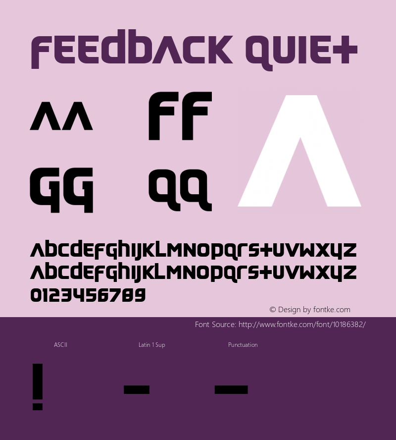 Feedback Quiet Version 1.01图片样张