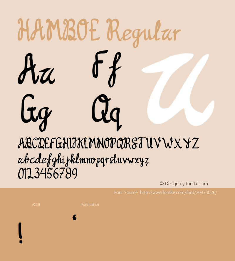 HAMBOE Version 001.001图片样张