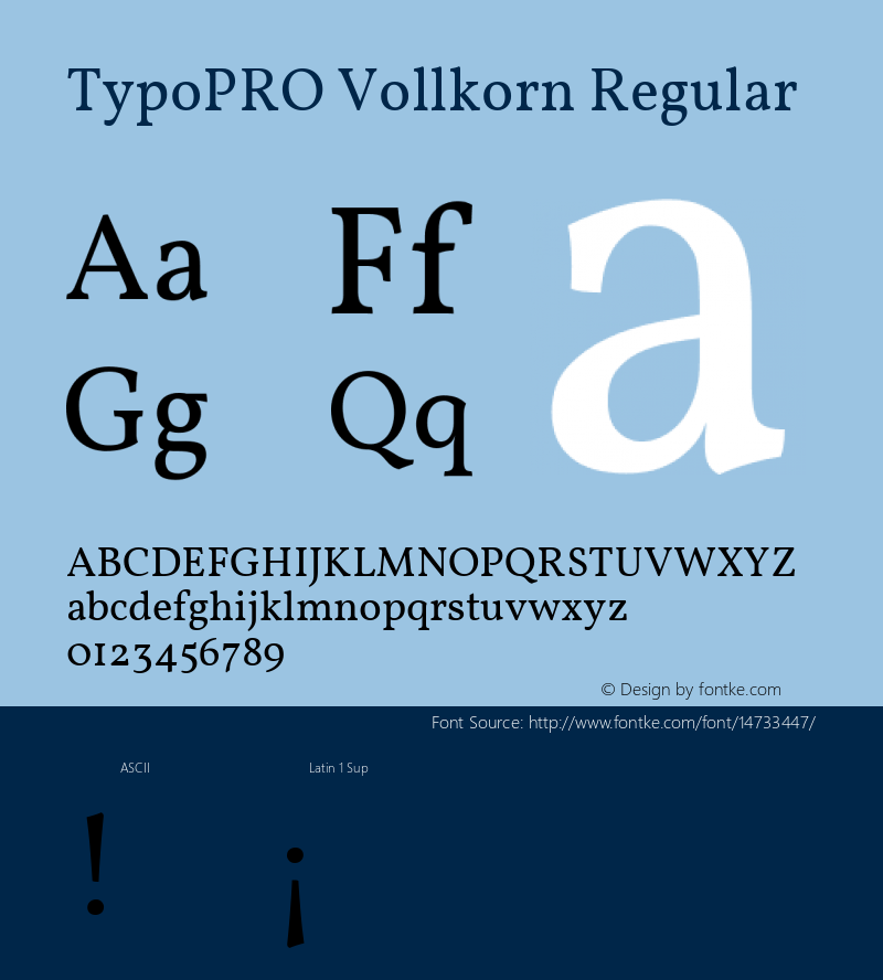 TypoPRO Vollkorn Regular Version 2.001图片样张