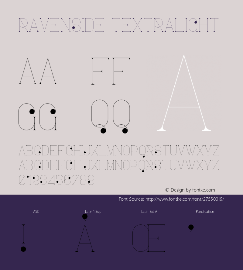 Ravenside Textralight Version 1.002;Fontself Maker 3.0.0-3图片样张