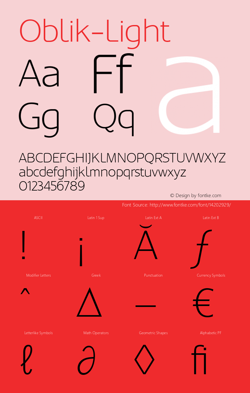 Oblik-Light ☞ 001.001;com.myfonts.tdf.oblik.light.wfkit2.3kQ8图片样张