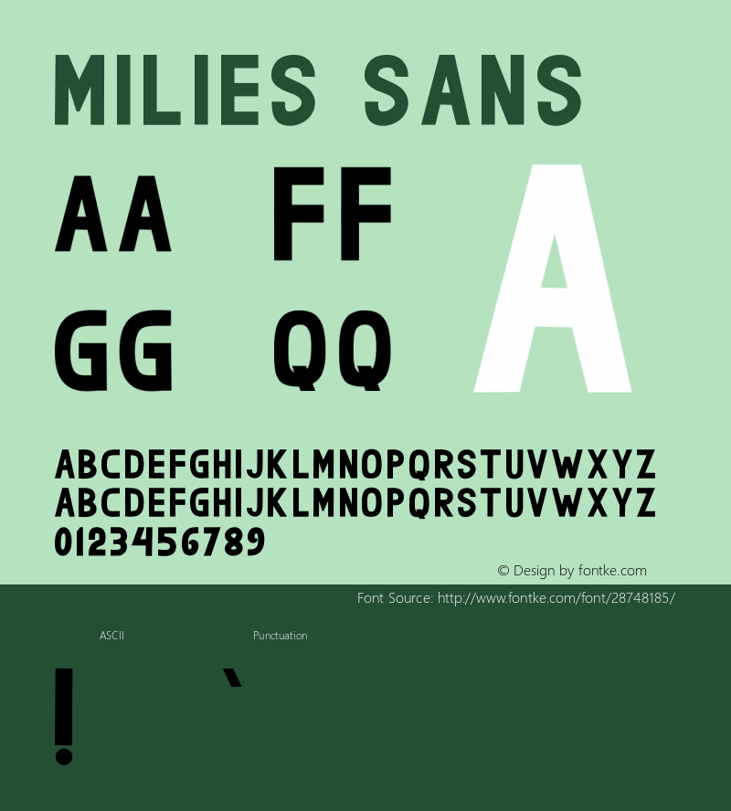 milies Sans Version图片样张