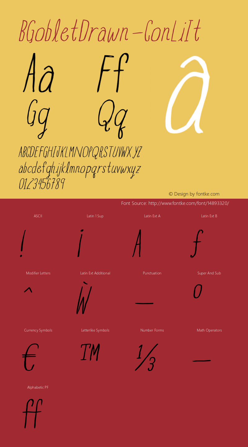 BGobletDrawn-ConLiIt ☞ Version 1.000;PS 001.001;hotconv 1.0.56;com.myfonts.insigne.blue-goblet-drawn.con-light-ital.wfkit2.3UVB图片样张