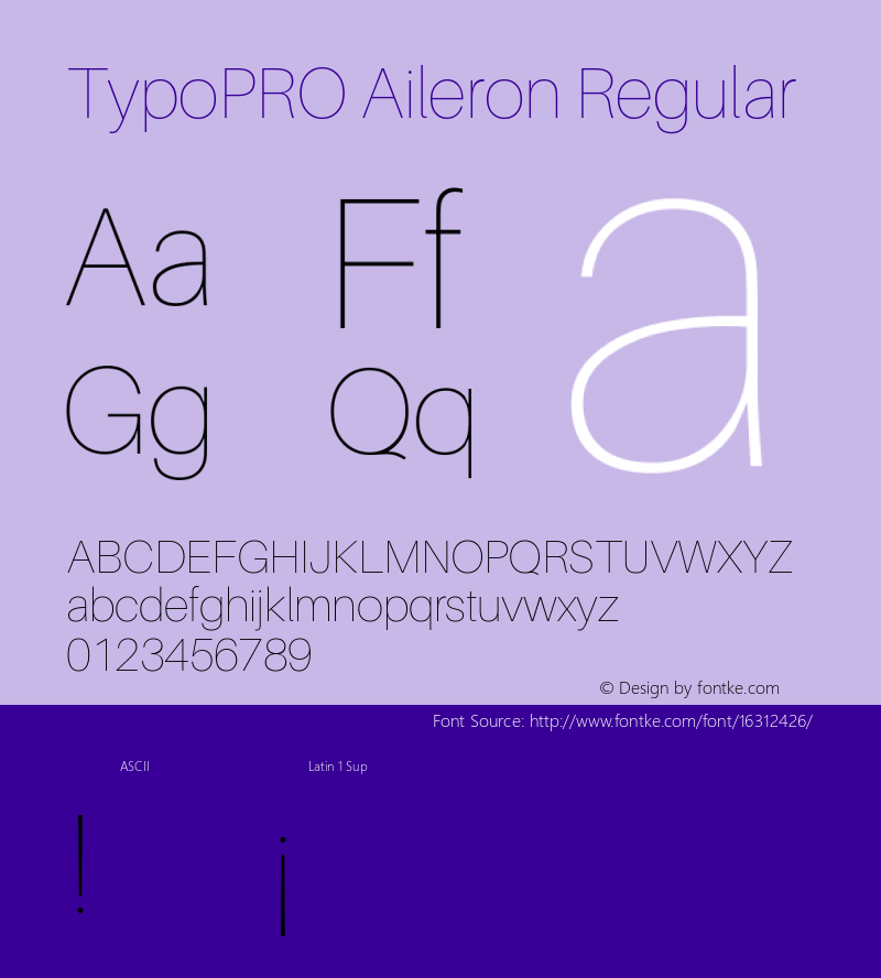 TypoPRO Aileron Regular Version 1.102;PS 001.102;hotconv 1.0.70;makeotf.lib2.5.58329图片样张