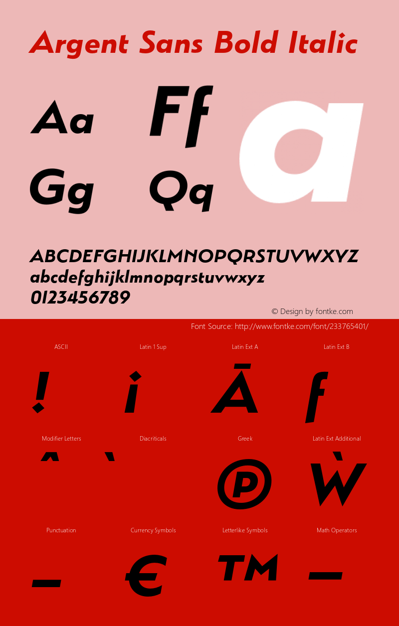 Argent Sans Bold Italic Version 3.000;PS 003.000;hotconv 1.0.88;makeotf.lib2.5.64775图片样张