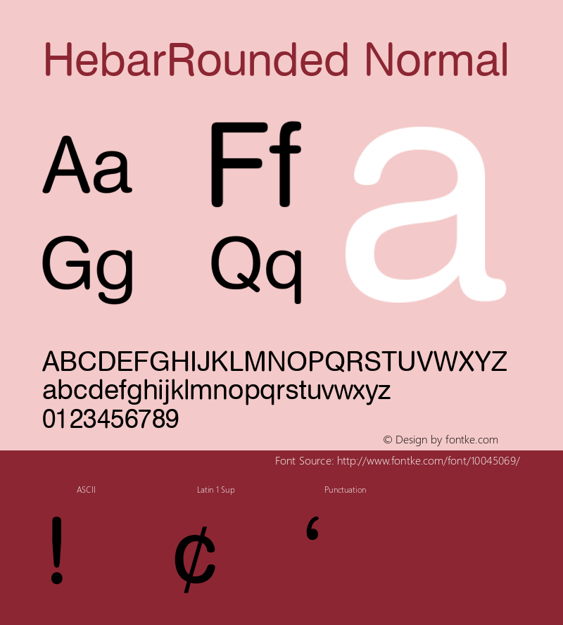 HebarRounded Normal 001.001图片样张