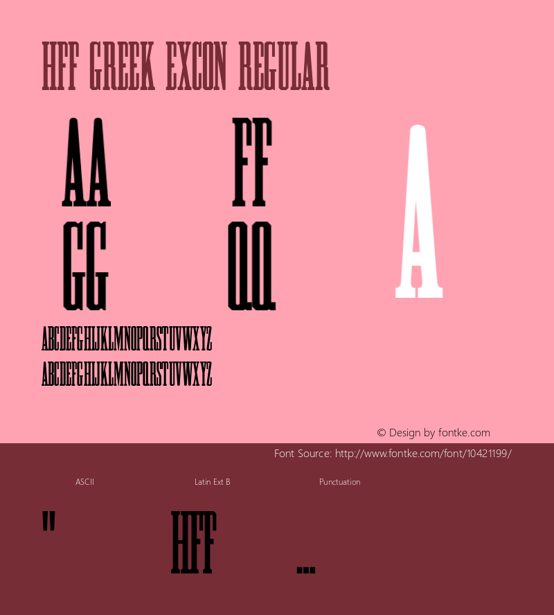 HFF Greek ExCon Regular 1.0图片样张