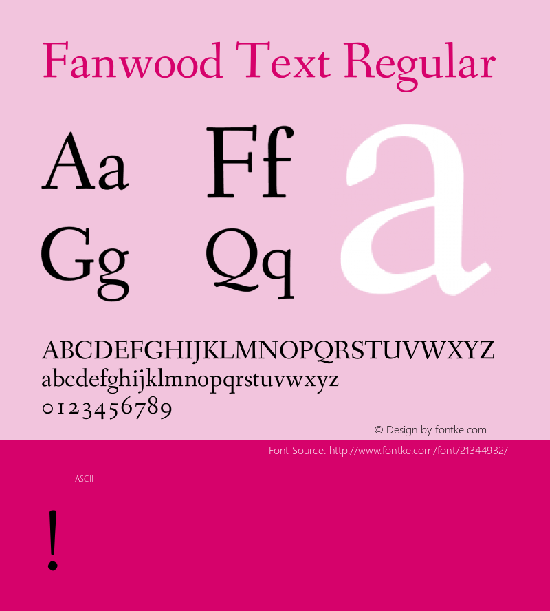 FanwoodText Version 1.0图片样张