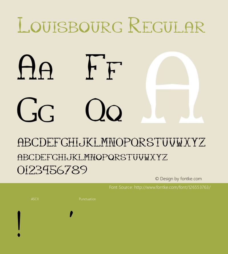 Louisbourg 001.000图片样张