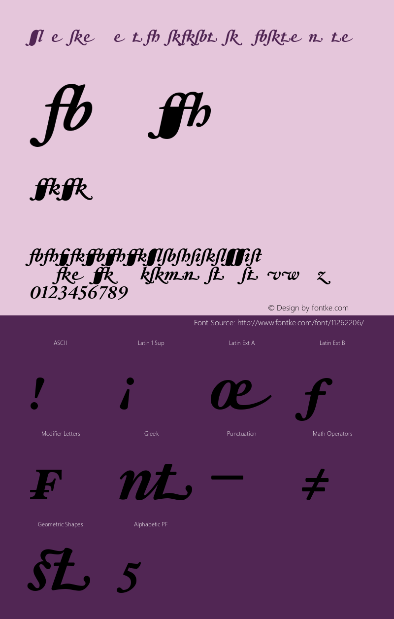 Hoefler Text BoldItalicAlternate Version 001.000图片样张