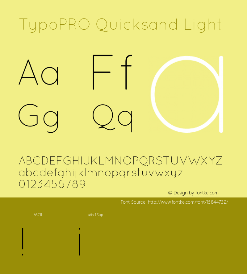 TypoPRO Quicksand Light 1.002图片样张