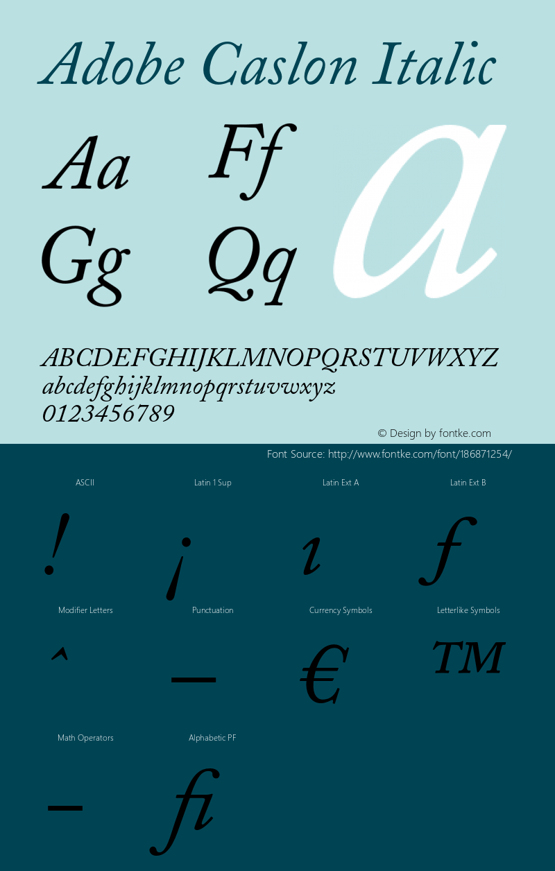 ACaslon-Italic 001.003图片样张