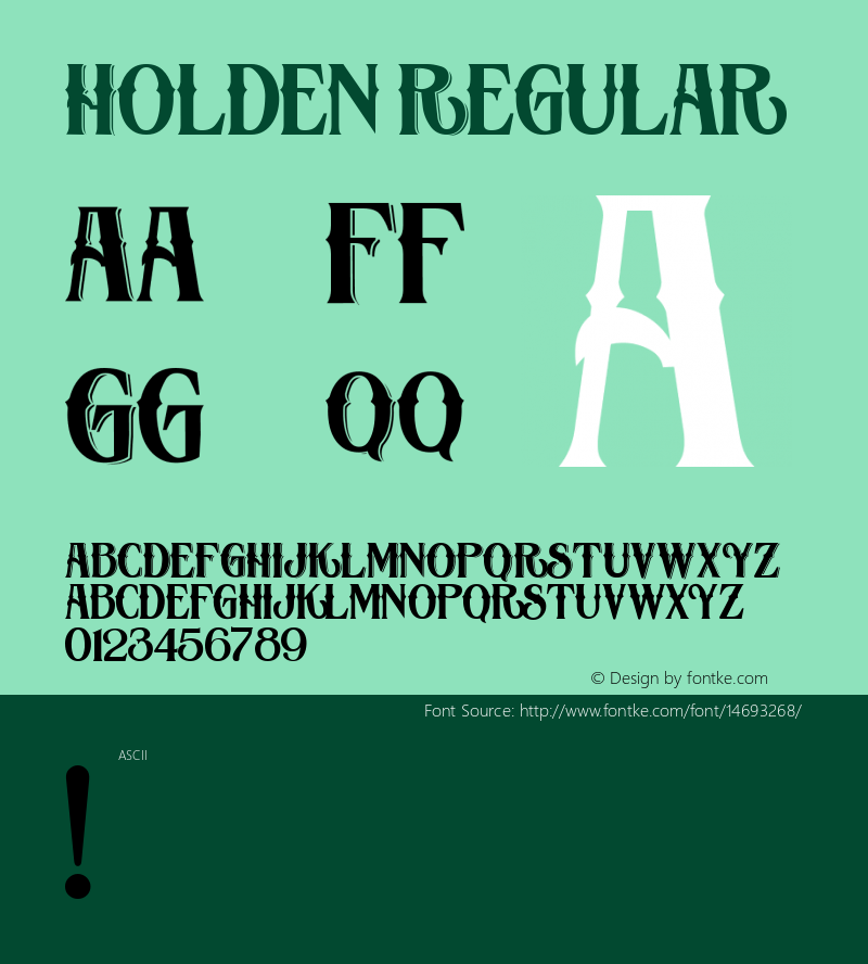 Holden Regular 1.0-AlterDeco Type Foundry图片样张