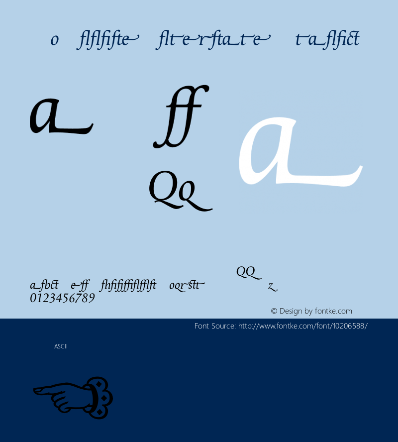 ApollineAlternate Italic 001.000图片样张