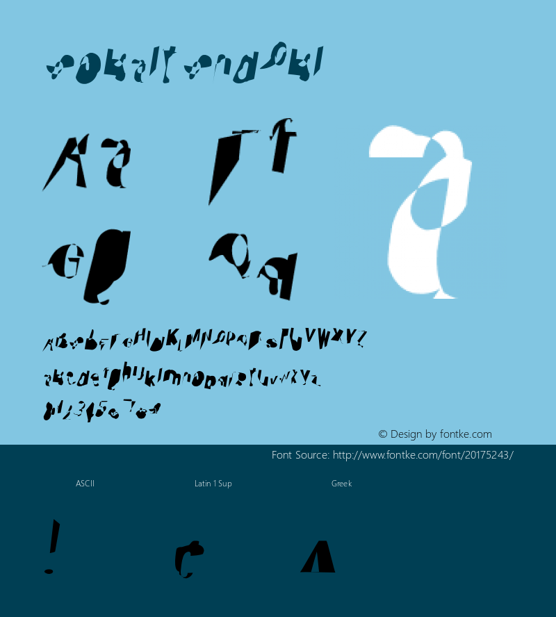 Cobalt Condensed Oblique Version 1图片样张