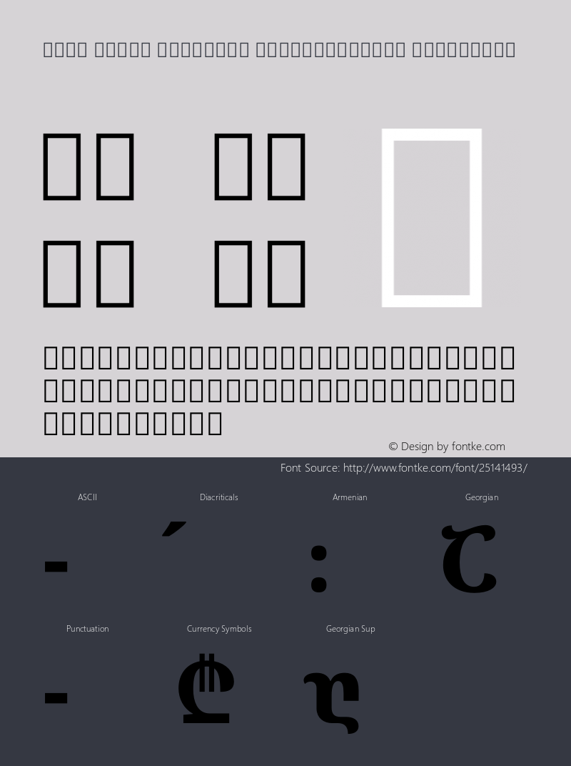 Noto Serif Georgian SemiCondensed ExtraBold Version 2.000图片样张