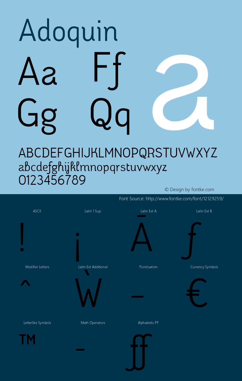 Adoquin ☞ Version 1.1;com.myfonts.juan-jose-lopez.adoquin.regular.wfkit2.4f7E图片样张