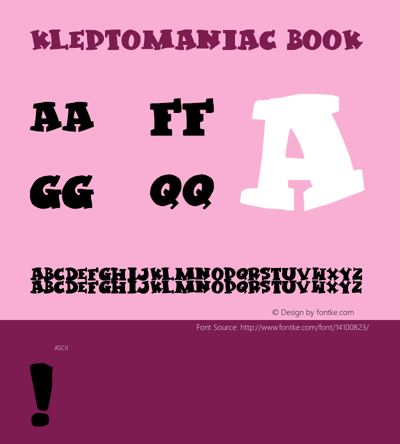 Kleptomaniac Book Version 2图片样张
