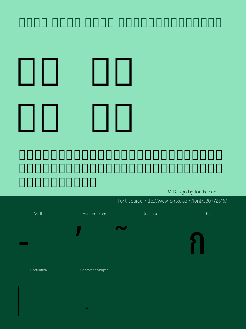 Noto Sans Thai ExtraCondensed Version 2.000; ttfautohint (v1.8) -l 8 -r 50 -G 200 -x 14 -D thai -f none -a qsq -X 