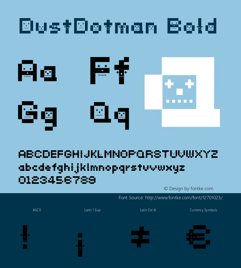 DustDotman Bold Macromedia Fontographer 4.1J 01.12.16图片样张