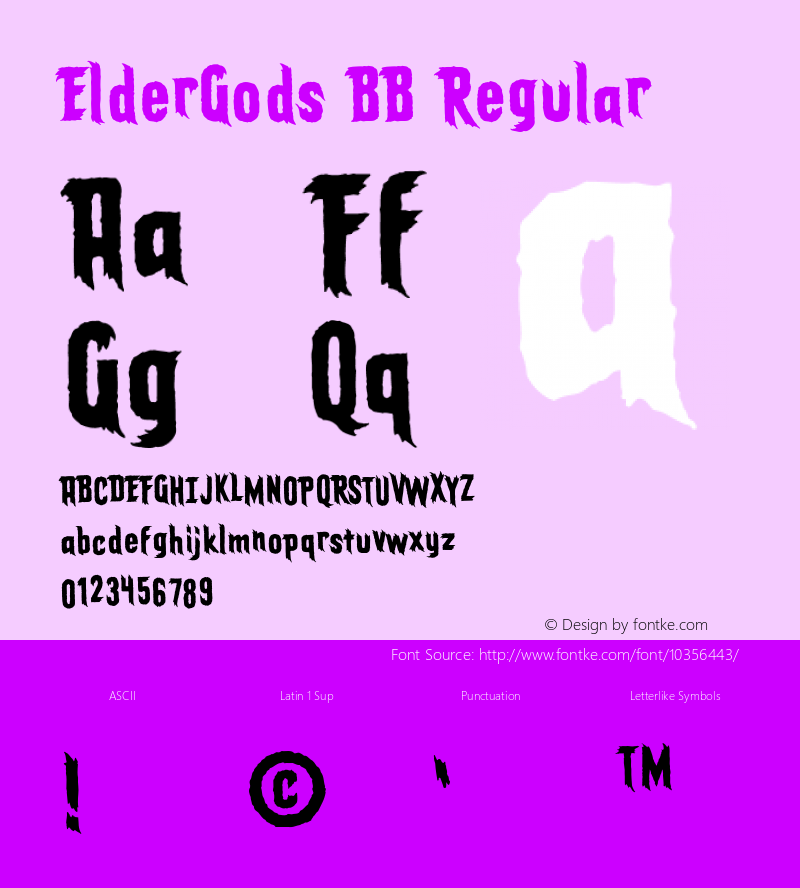ElderGods BB Regular Version 1.000图片样张