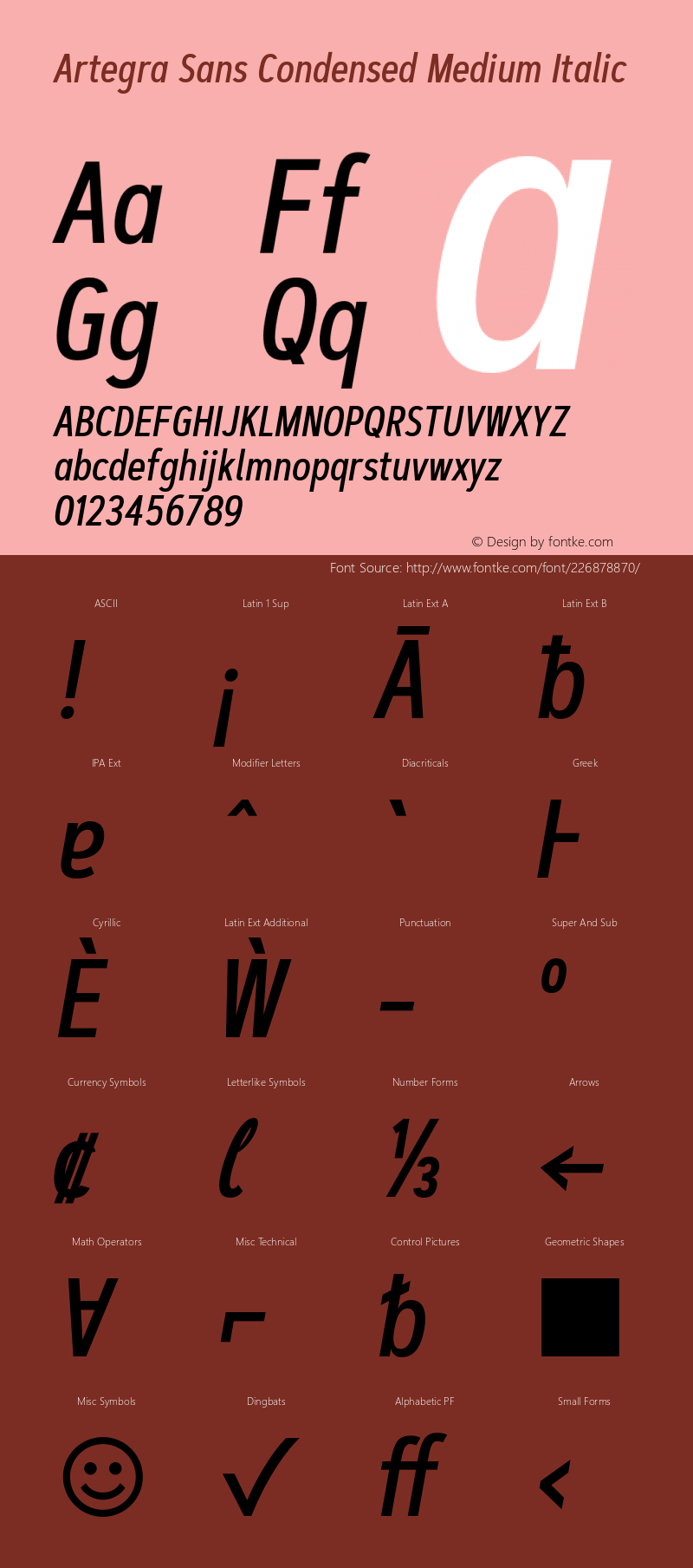 ArtegraSansCondensed-MedIta Version 1.00;com.myfonts.easy.artegra.artegra-sans.cond-medium-italic.wfkit2.version.4KnM图片样张