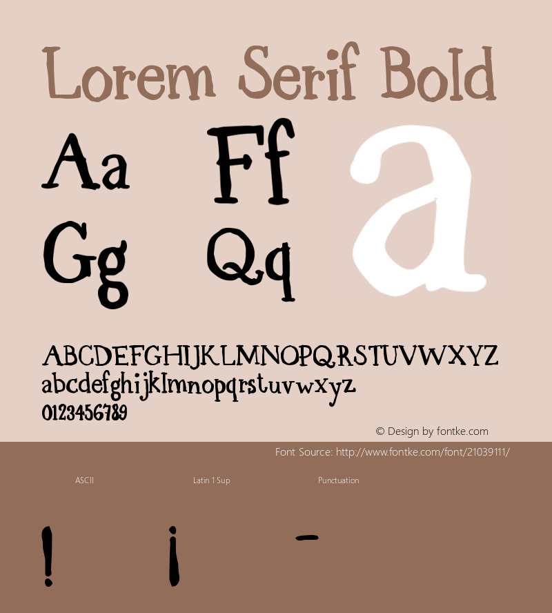 LoremSerif-Bold Version 1.000;PS 001.001;hotconv 1.0.56图片样张