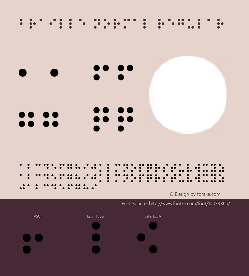 Braille Normal Regular 1998; 1.1, release图片样张