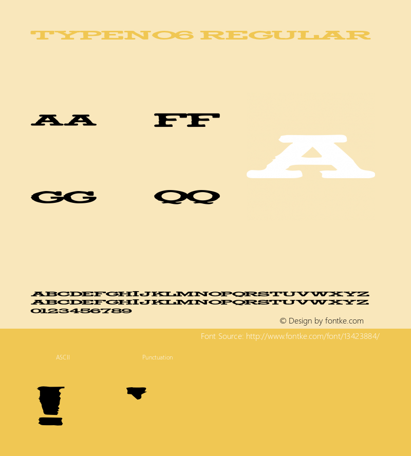 TypeNo6 Regular 001.000图片样张