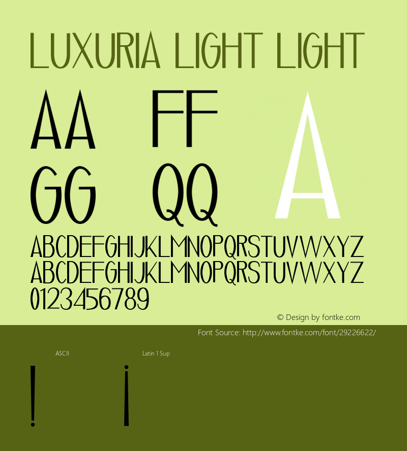 Luxuria Light Version 1.00图片样张