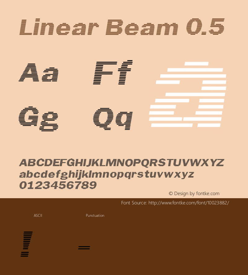 Linear Beam 0.5 0.5图片样张