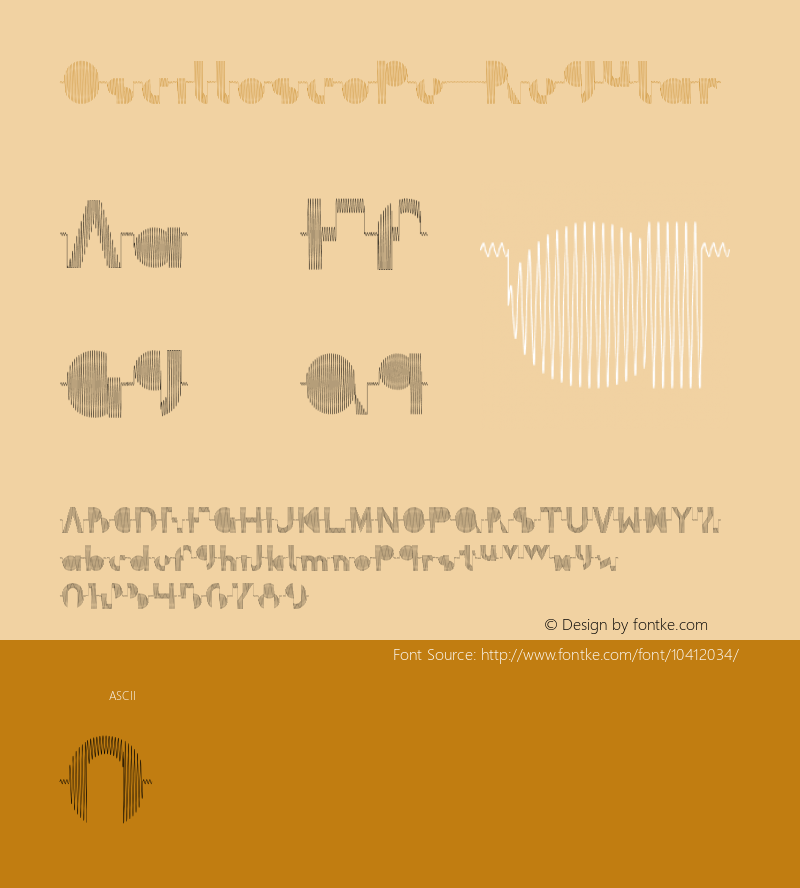 Oscilloscope Regular Unknown图片样张