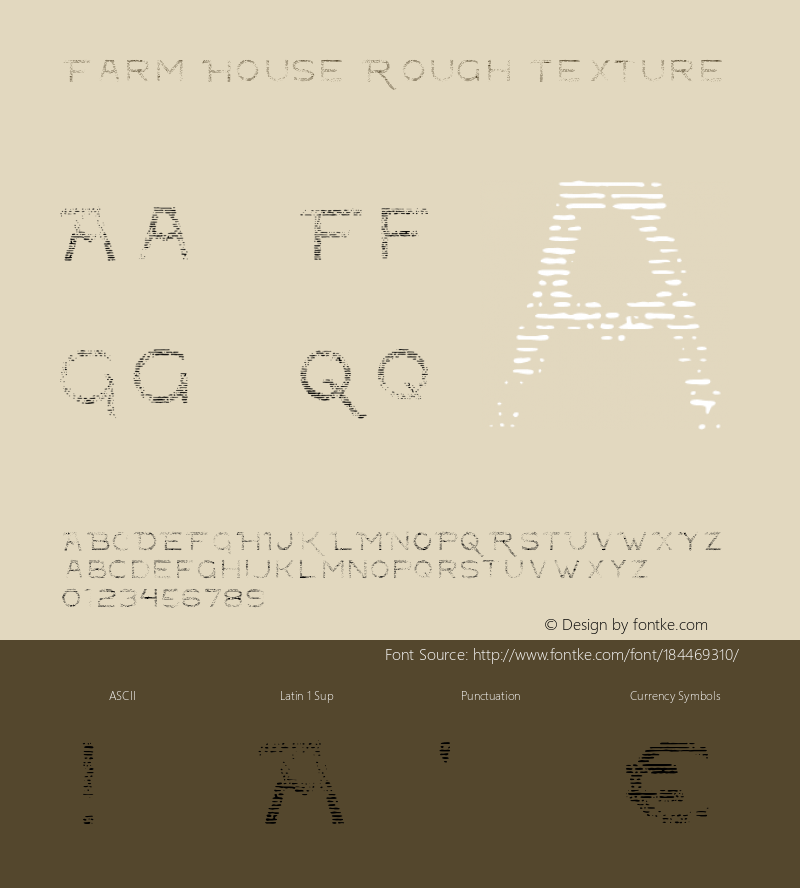 FarmHouseRough-Texture Version 1.00; January 28, 2019 | wf-rip DC20190205图片样张