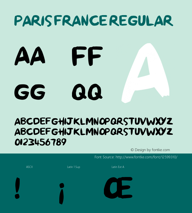 Paris France Regular Version 1.00 October 2, 2013, initial release图片样张