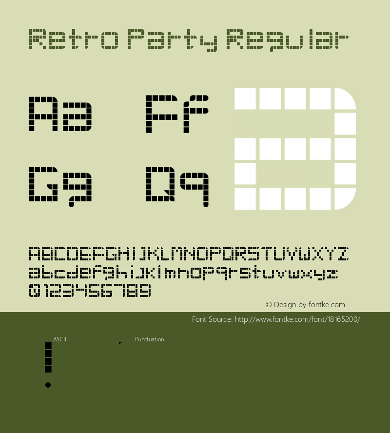 Retro Party Regular Version 1.0图片样张