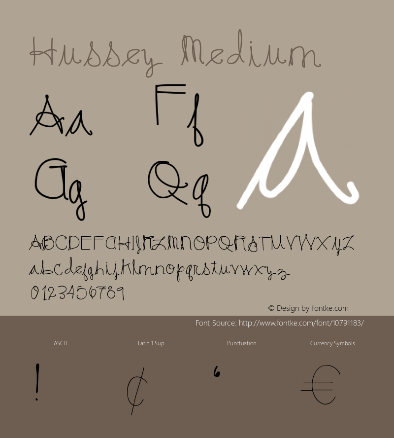 Hussey Medium Version 001.000图片样张