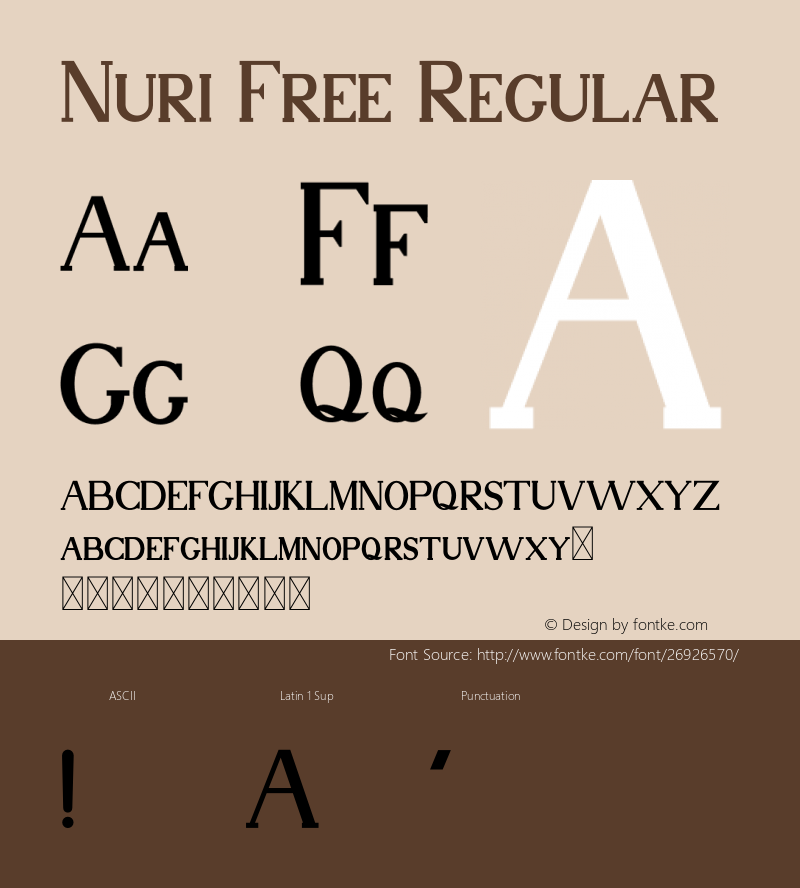 Nuri Free Version 1.005;Fontself Maker 3.0.0-3图片样张