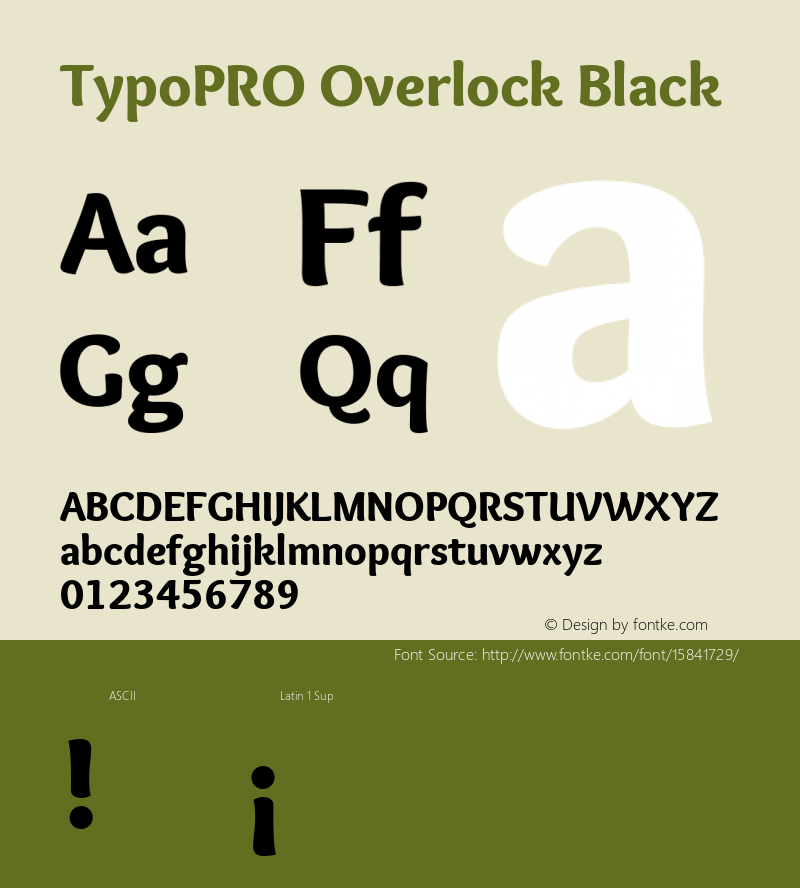 TypoPRO Overlock Black Version 1.001图片样张