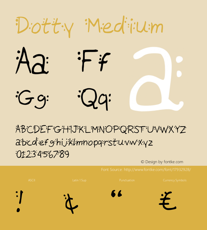 Dotty Medium Version 001.000图片样张