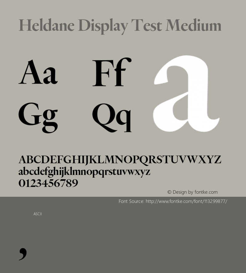 HeldaneDisplay-MediumTest Version 1.002;PS 1.0;hotconv 16.6.54;makeotf.lib2.5.65590;0图片样张