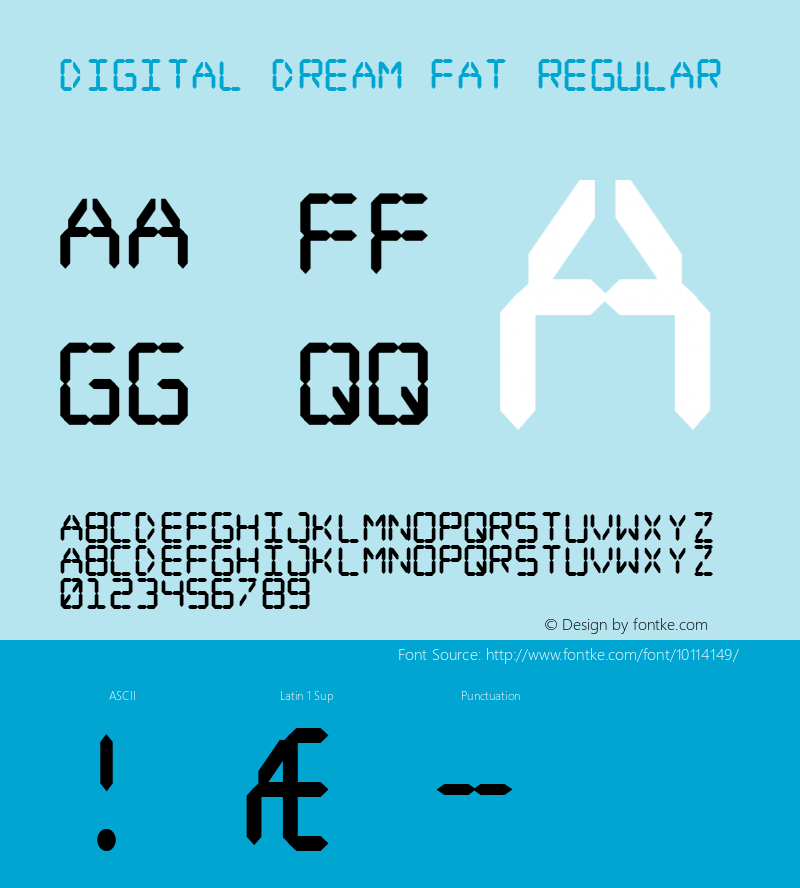 Digital dream Fat Regular 2图片样张